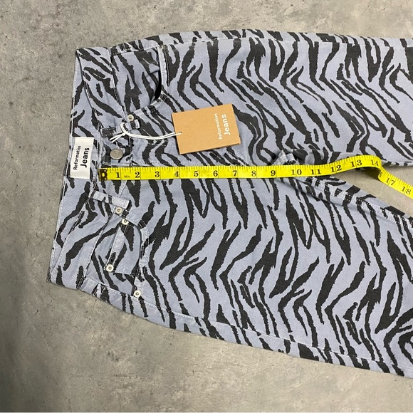 REFORMATION JEANS 24 JULIA CROP HIGH CIGARETTE JEANS NEW WITH TAGS - Picture 10 of 12